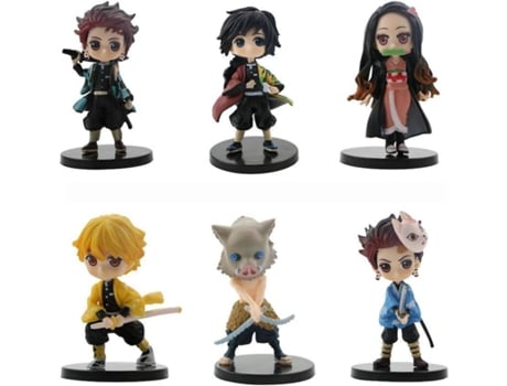 Set de Figuras OEM Demon Slayer (6 unidades - 6.6 - 7.5 cm)