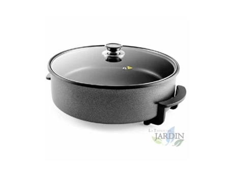 Olla Eléctrica ORBEGOZO 1500W Ideal Para Freír Guisar Asar Cocinar Paellas Tortillas Y Pizzas 40 Cm Diámetro Fondo 9Cm.