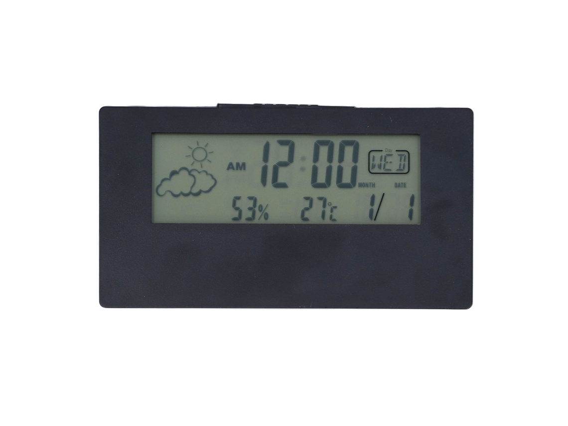 Reloj Despertador Digital Con Pantalla Lcd Iluminada, Reloj De Mesa Multifuncional Electrónico Para Dormitorio
