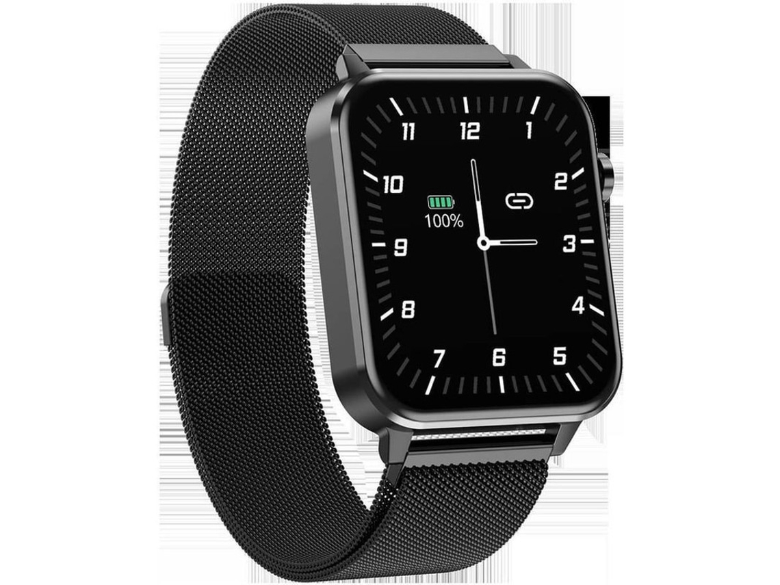 Reloj inteligente E86, pulsera inteligente, temperatura corporal, ECG, presión arterial, podómetro, frecuencia cardíaca, sueño, negro, Yizhood