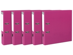 Carpeta EXACOMPTA Pp Premium A4 80 Mm Frambuesa Paquete de 5