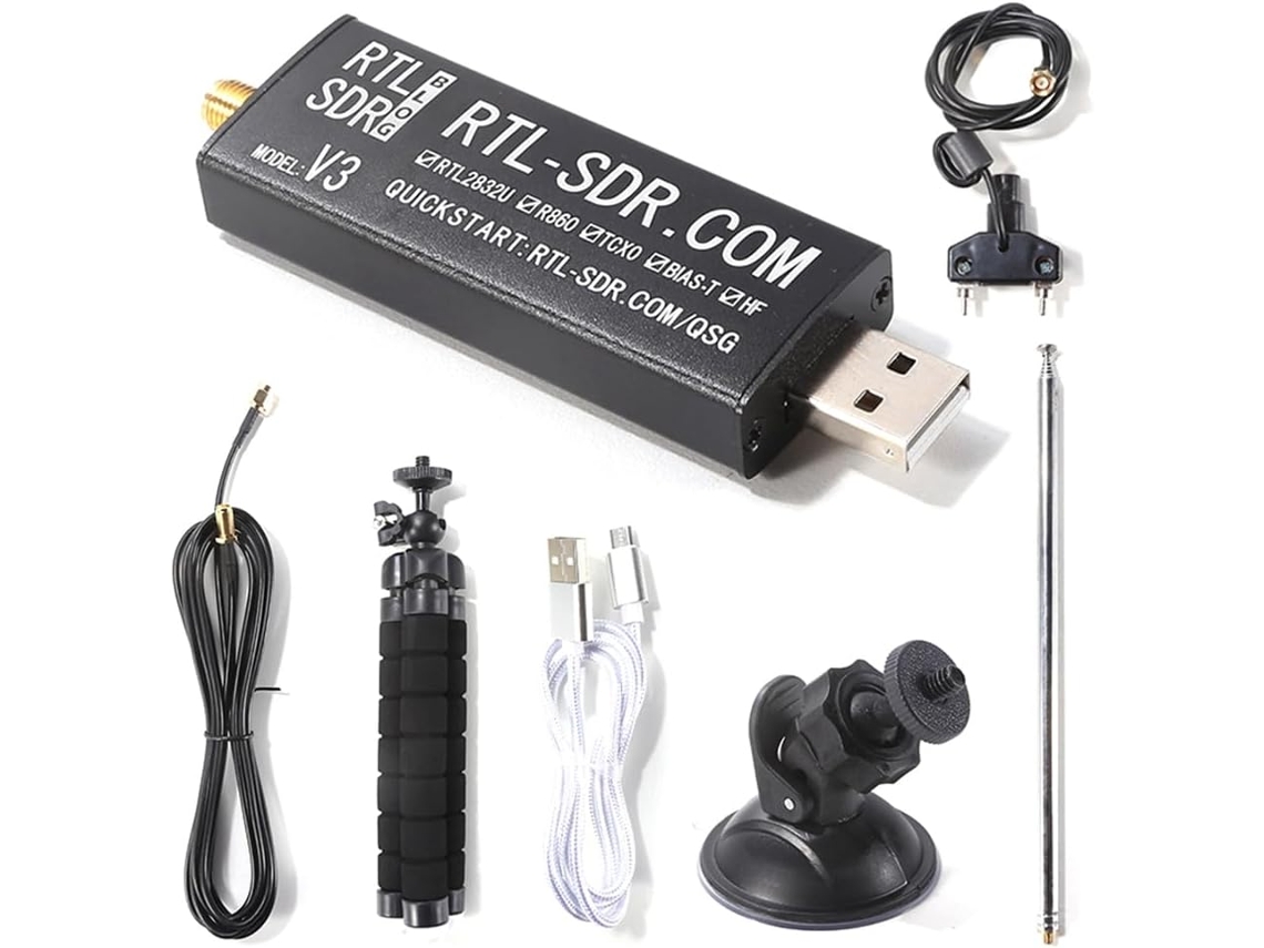 Receptor Multifuncional Y Práctico De Onda Ultracorta De Banda Ancha Sdr V3 R820t2 Tcxo