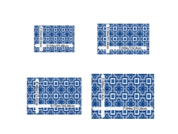 Alfombra de terciopelo con estampado geométrico Vayotoy
