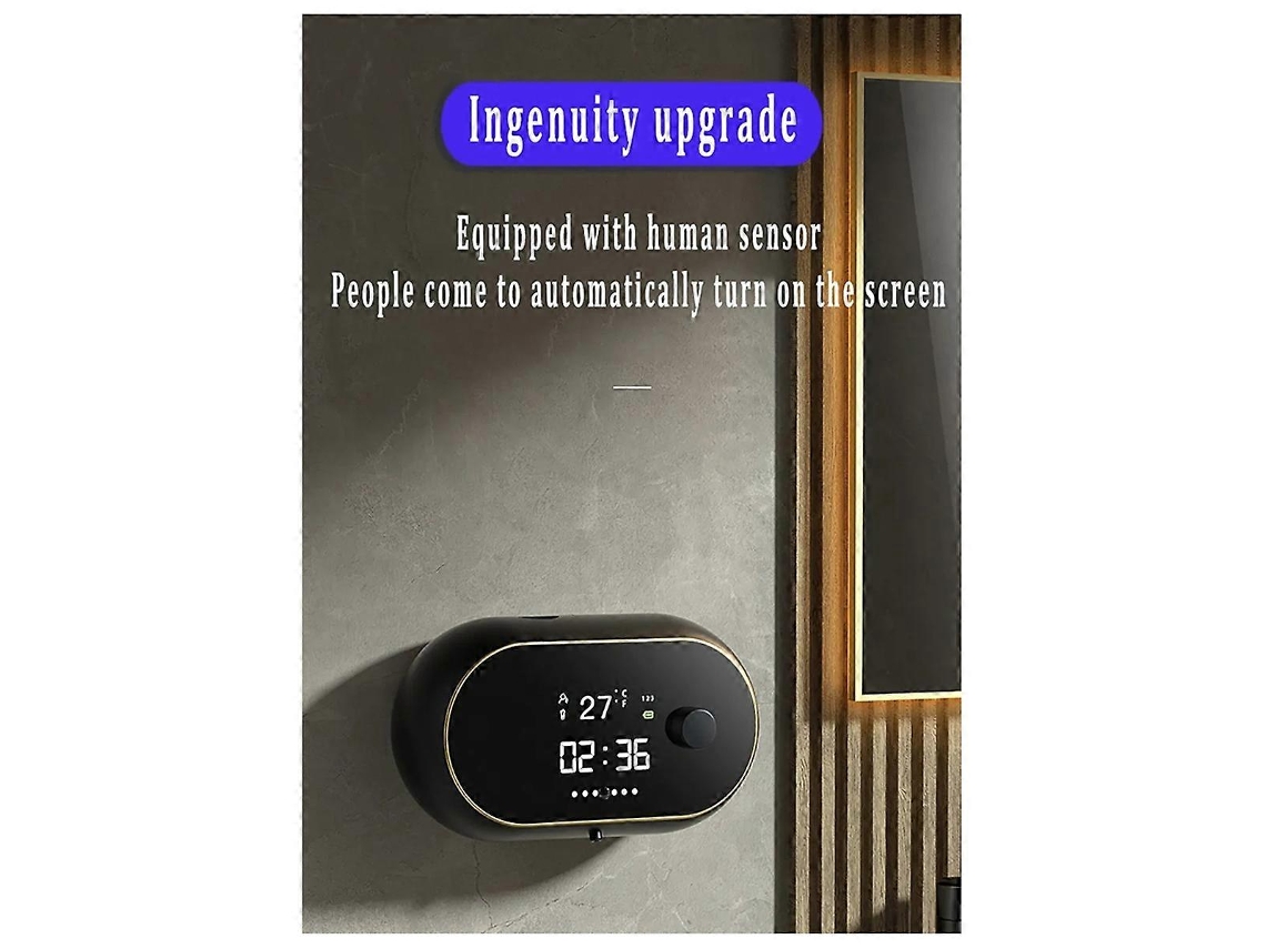 Dispensador de jabón líquido inteligente de espuma de 450 ml para baño, montado en la pared, B Rosewell