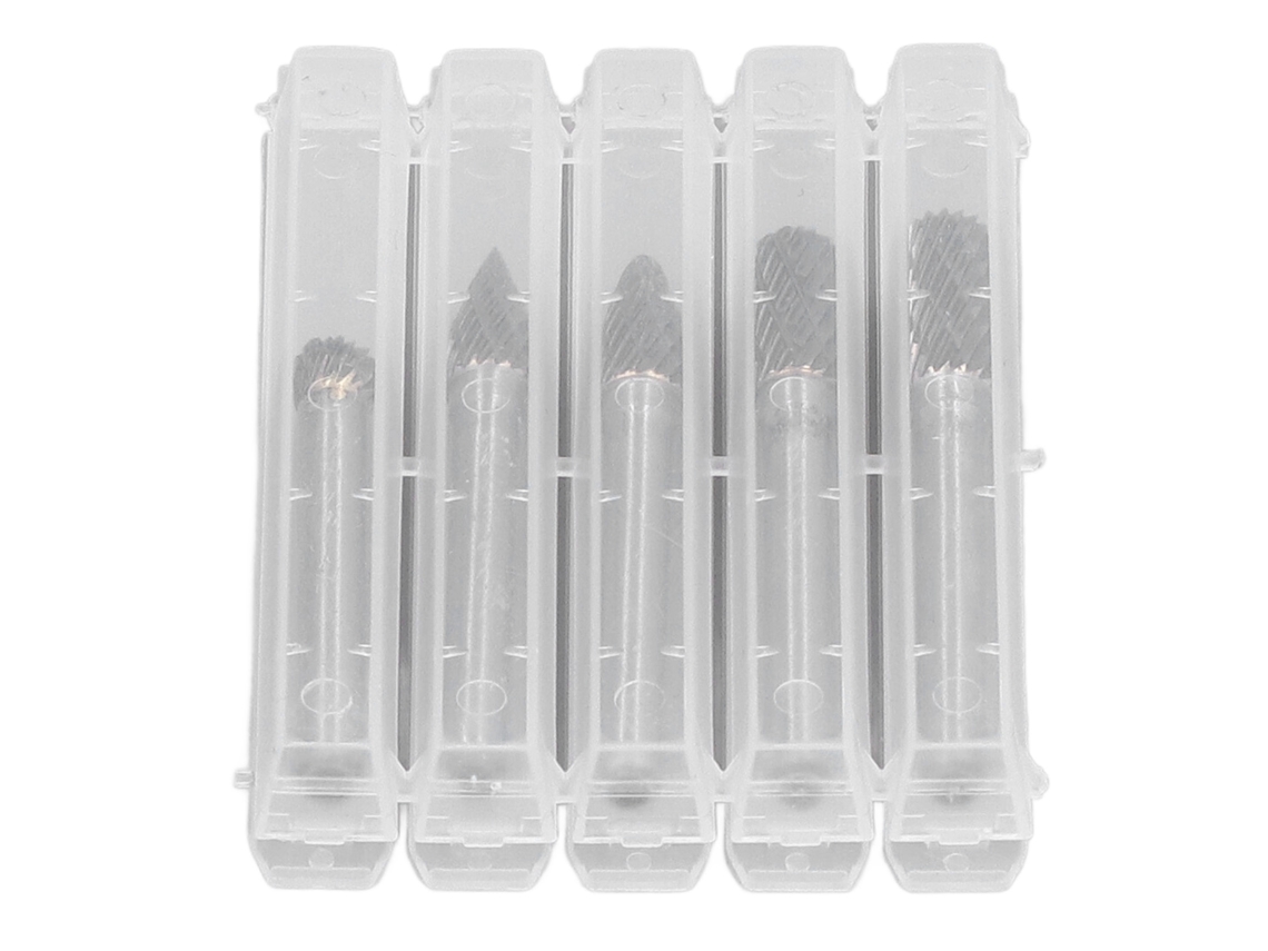 Juego De 5 Brocas Para Fresadora Rotativa Con 2 Cabezales De Lijado Estándar Para Carpintería, Carburo De Tungsteno, 6x8 Mm
