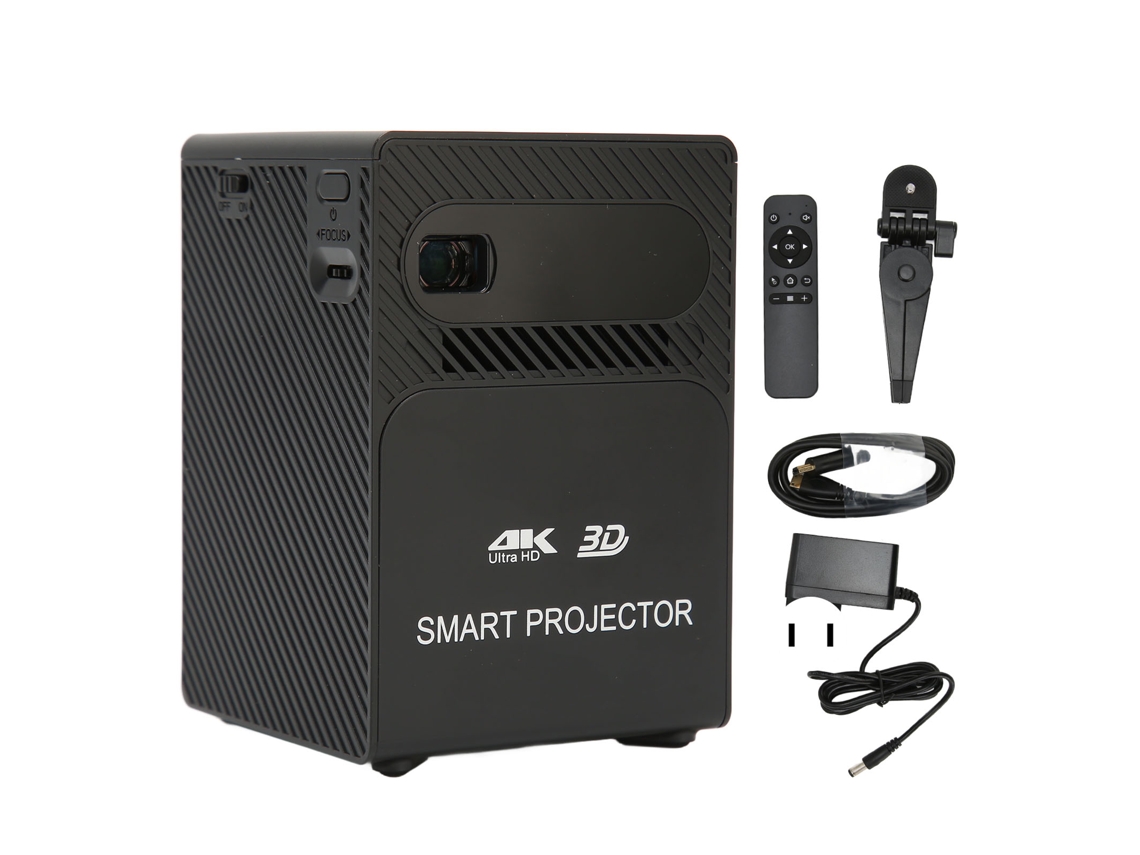 Proyector portátil 4k con control remoto
