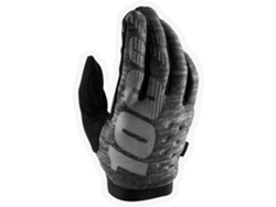 Guantes para Hombre 100PERCENT Brisker Cold Negro para Ciclismo (L)