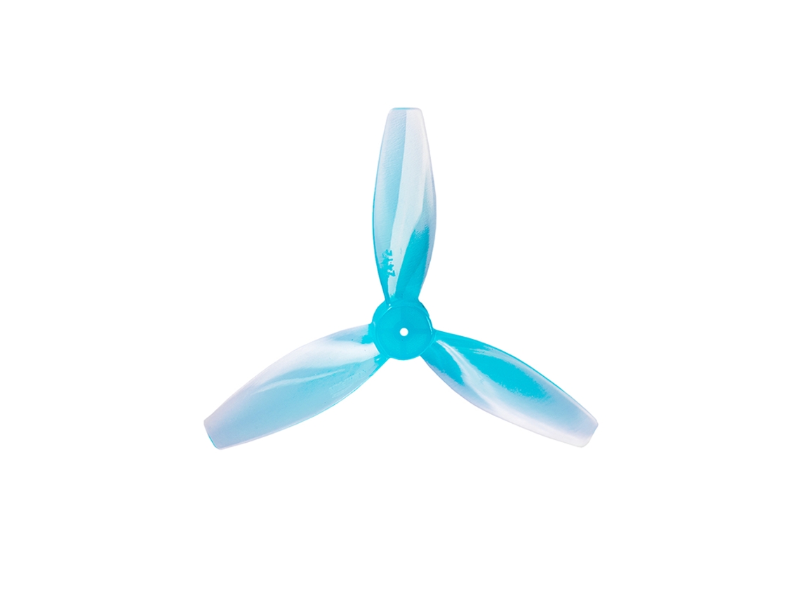 Clear Grey4 Pairs Gemfan 2412 2.4 Inch 3-blade Pc Propeller For Rc Fpv Racing Drone