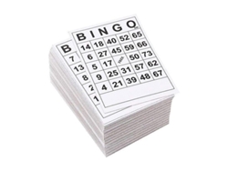 Cartones De Bingo Clásicos - Divertido Juego Familiar Para Adultos Y Niños - 40 Hojas De Papel - Calidad Garantizada