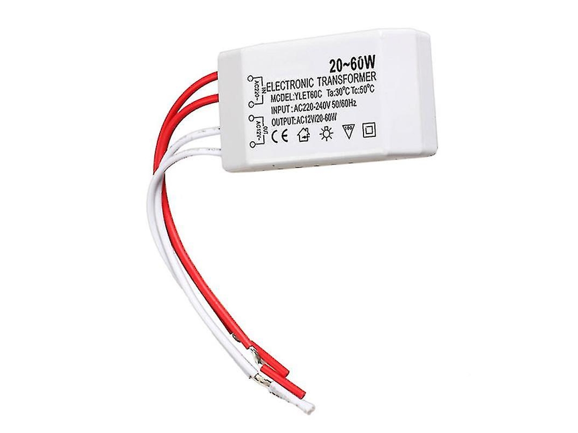 Omni-transformador Electrónico Para Lámparas Halógenas 12v 20-60w Adaptador Para Focos Bombillas Baja Tensión