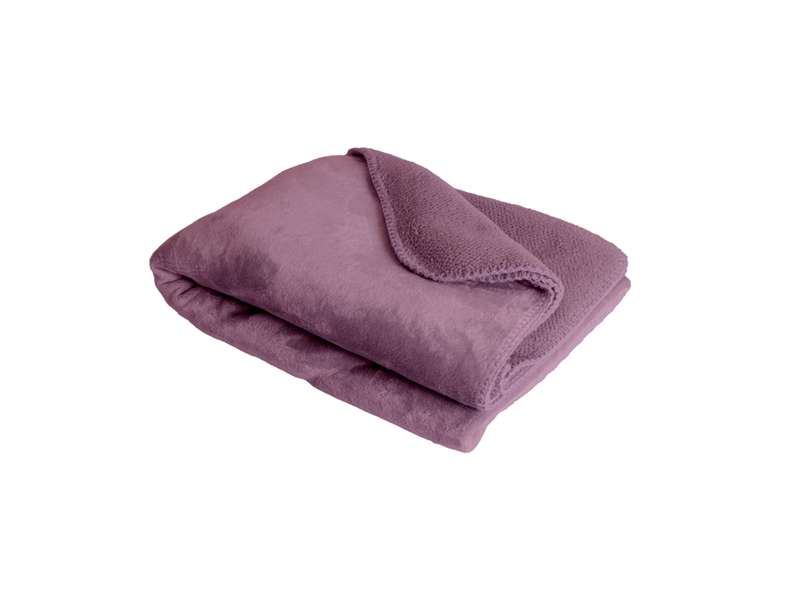 Manta Plaid Morado 130x170cm Smootik