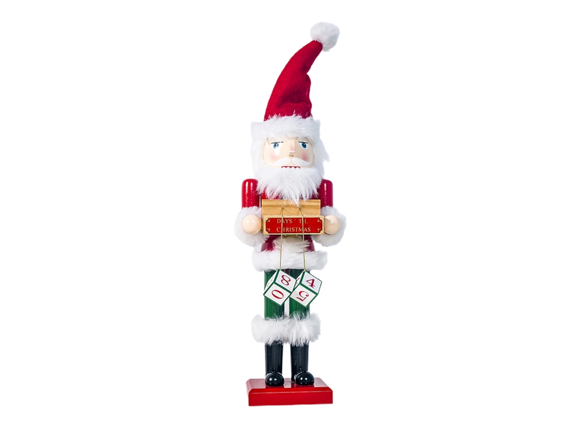 Adorno de Navidad de Madera con Muñeca Nocturna