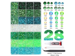 Juego De Pedrería Para Decoración De Uñas, Ideal Para Manicura Y Manualidades. Czhhmart (estilo 1)