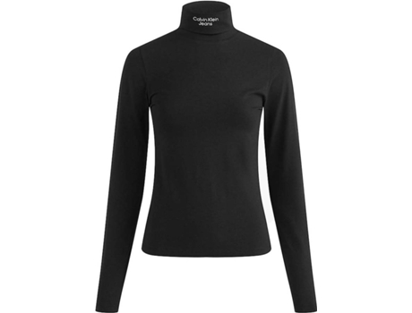 Top CALVIN KLEIN Algodón Mujer (S - Negro)