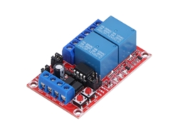 Módulo De Relé De 2 Canales Con Autobloqueo, Enclavamiento, Disparador, Nivel Alto/bajo, Con Luz, Interruptor De 12 V