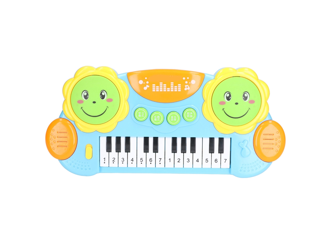 Ats-juguete Piano Teclado Electrónico Con Efectos De Sonido Y Luz Para Niños Mayores De 3 Años
