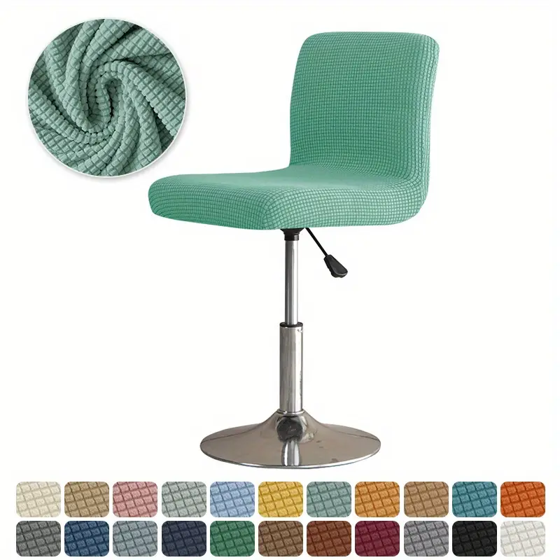 Funda elástica para taburete de bar con funda lavable, EIFSON verde guisante