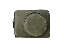 Estuche portátil de cuero sintético para cámara compatible con Sony Zv1, funda protectora extraíble con correa, bolsa de almacenamiento magnética Facpoet