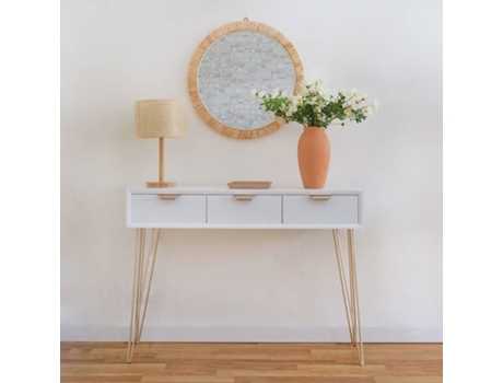 Consola Copenhague Blanca 110X80Cm CASIKA