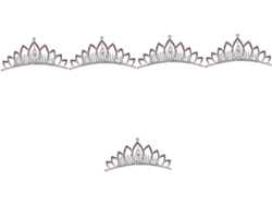 Conjunto De 5 Deslumbrantes Pentes Em Formato De Coroa Para Penteados De Noiva, Com Presilhas Que Imitam Strass.