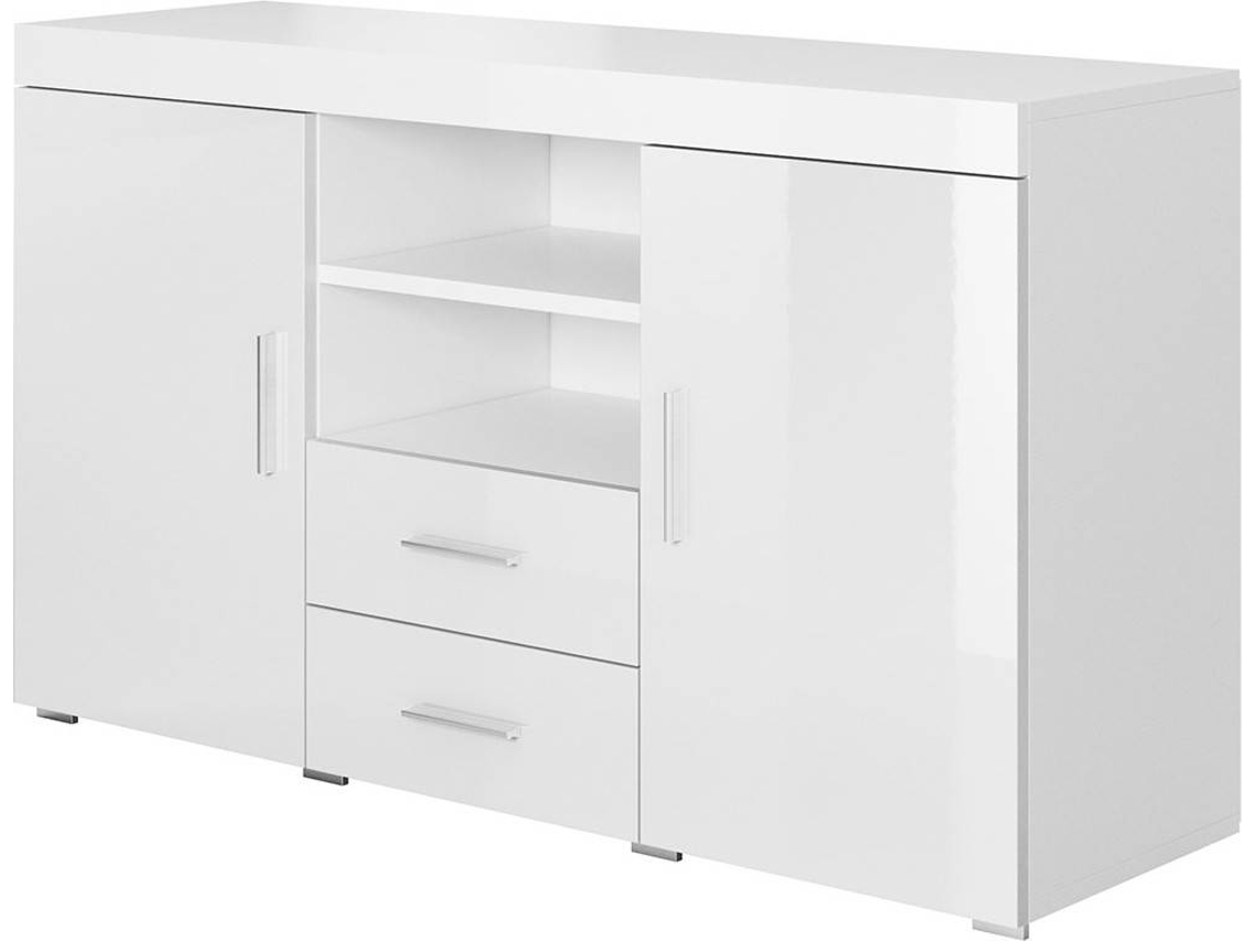Aparador MÓVEIS BONITOS Roque (Blanco - 140x40x80 cm)