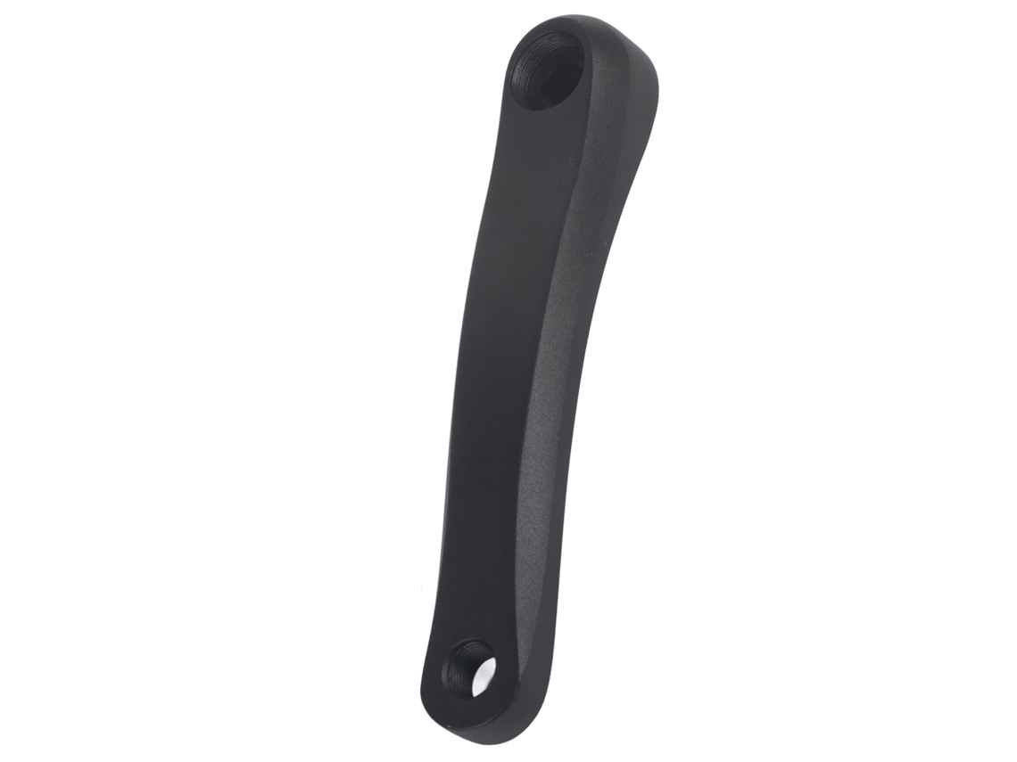 Brazo De Cambio Izquierdo Para Bicicleta En Aleación De Aluminio De 170 Mm Con Orificio Romboidal, Color Negro.
