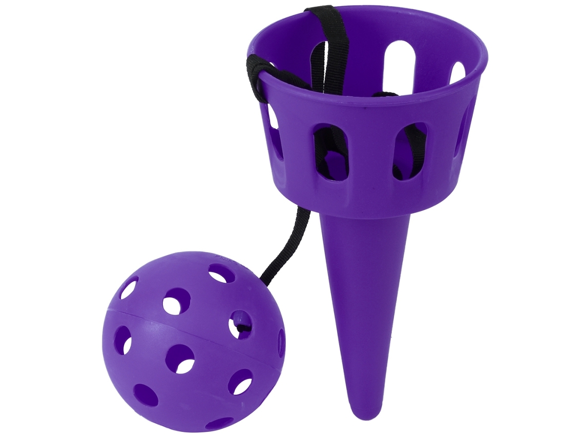 Juego De Lanzamiento Y Catching Con Cuchara Para Niños Equipo De Entrenamiento De Coordinación Deportiva Morado