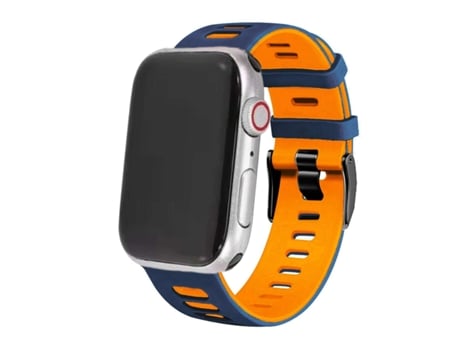 Correa Pioneer para Apple Watch Series 7 45Mm Azul y Naranja