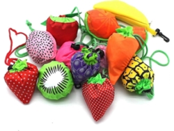 10 bolsas reutilizables para frutas, bolsas plegables para supermercado, ideales para ir de compras (GOKOCO)