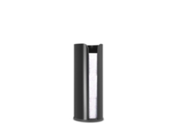 Portarrollos de papel higiénico de pie Brabantia Renew negro mate para 3 rollos