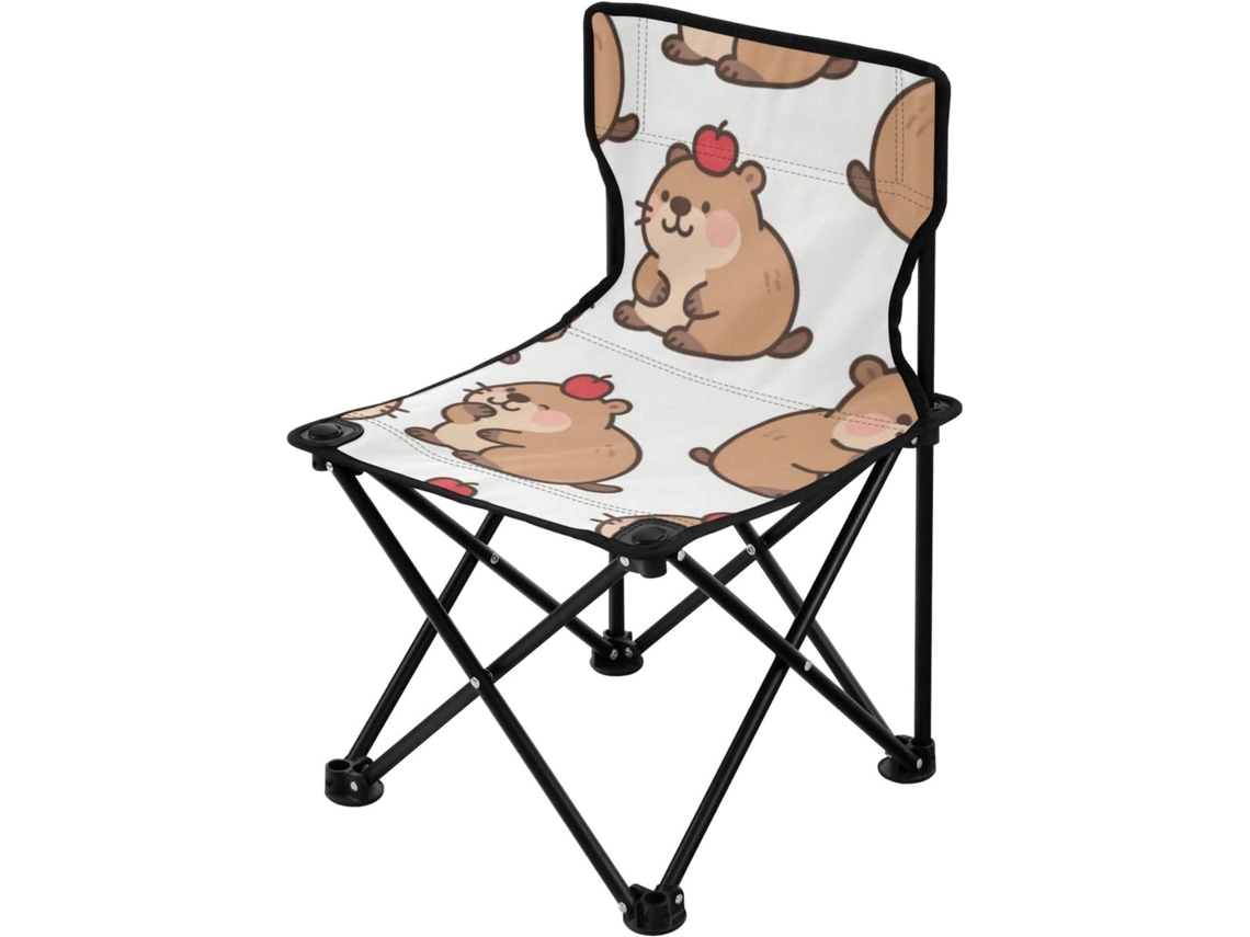 Silla De Camping Ultraligera Con Nailon Transpirable Resistente Plegable