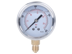 Manómetro De Presión De Aceite Radial 0-25 Bar 0-400 Psi 1/4 Bsp Alta Precisión Pgg604