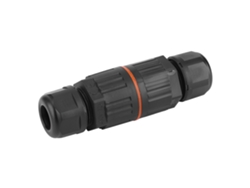 Caja de conexiones impermeable IP68 (modelo 2026) con conector rápido de 2 pines para lámparas de exterior y cables eléctricos.