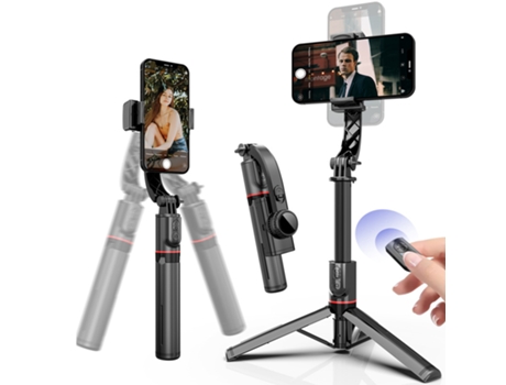 Estabilizador Gimbal para Smartphone con Control Remoto BISBISOUS Trípode Selfie Extensible de Aluminio
