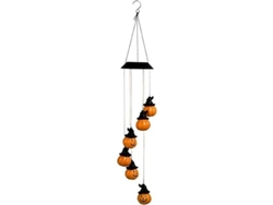 Luces De Campanilla Solar, Luces De Halloween Con Esqueleto Calabaza Fantasma Exterior Guirnalda Impermeable