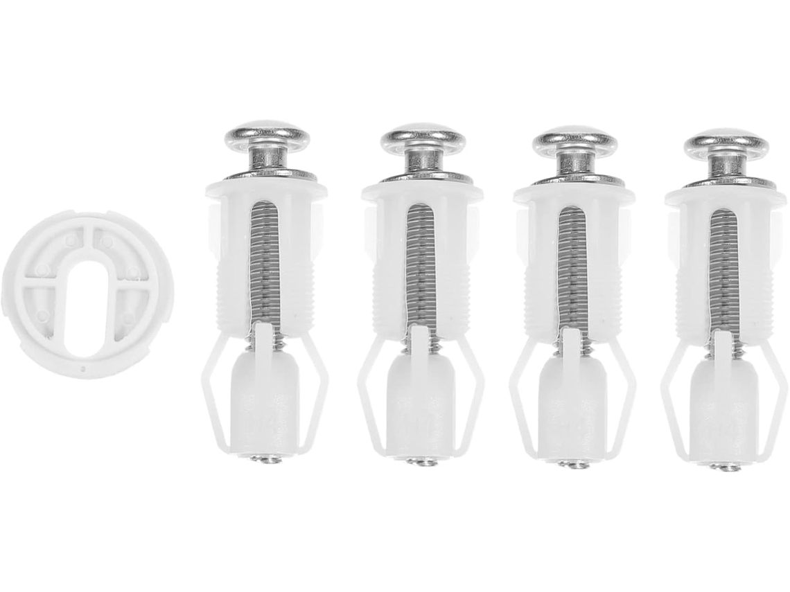 Kit De Fijación De Asiento De Inodoro De Acero Inoxidable De 12 Piezas Con Tuercas