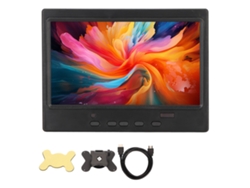 Monitor Portátil De 7 Pulgadas 1024x600 Con Hdmi Vga Av, Soporte Para Pc, Soporte Para Coche Y Enchufe Británico.