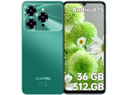 Smartphone Oukitel C6 36 Gb 512 Gb 6.8" Hd+ Pantalla Android 15 90hz Batería 5150mah Cámara 50mp Face Id 3.5mm Headphone Jack Verde