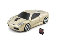 Ratón Inalámbrico Ergonómico Con Forma De Coche, Óptico, Con Receptor Mini Usb De 2,4 Ghz Para Portátiles Windows.