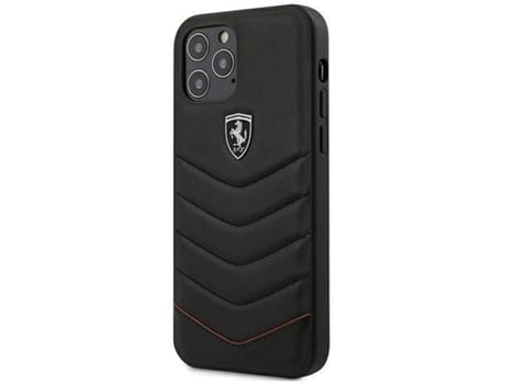 Funda Apple iPhone 12 Pro Max FERRARI Anti-Choque (Negro)