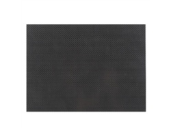 Lámina De Fibra De Carbono De Sarga De Alta Dureza Con Superficie Brillante De 230x170x0,5 Mm.