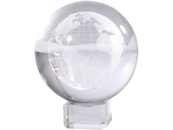 Adorno Esfera Cristal Grabada 3d Diseño Elegante Burbujas Material Artificial Decoración Hogar Bodas 6 Cm