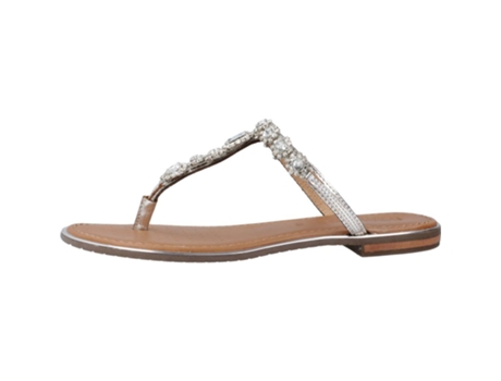 Zapatos de Mujer GEOX Sozy Tecido Plateado (37)