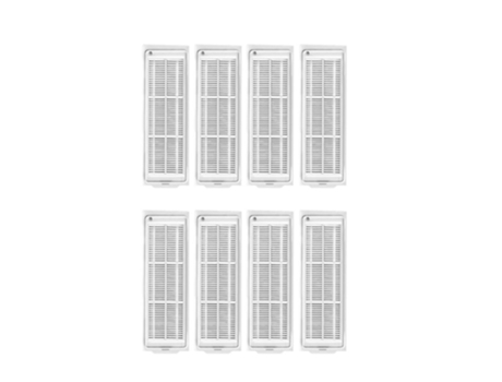 Filtro hpea de 8 peças para xiaomi mijia stytj02ym robô varredor limpador