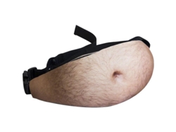 2026-bolsa De Cintura De Panza Falsa Dad Bag Regalo Chistoso Unisex Para Fiesta Halloween Navidad
