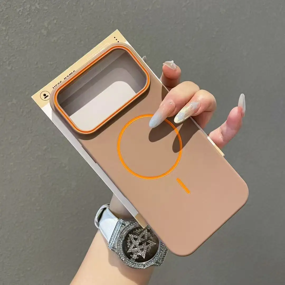 (oro Desierto Para Iphone 12 Pro) Funda Magnética Magsafe Para Iphone, A Prueba De Golpes.