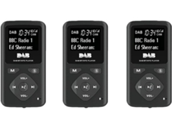 3x Radio Digital/bluetooth 4.0 Personal Pocket Fm Mini Auriculares Portátiles Mp3 Micro-usb Para