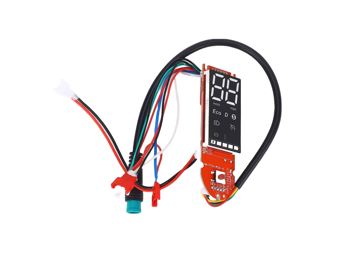 Panel De Control Para Patinete Eléctrico Con Placa De Circuito Bluetooth De Repuesto Para Uso En Exteriores Con Pantalla Clara