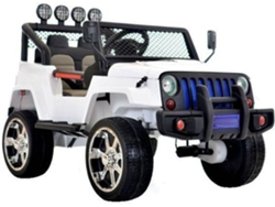 Coche Eléctrico CARS S2388 Jeep (Edad Minima: 3 - Blanco)