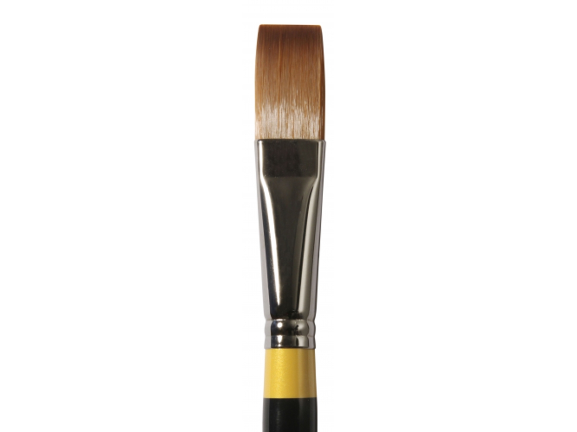 Pincel Sintetico Rigido Plano Acrilico Mango Largo S.44 (12'' 38,1 Mm)
